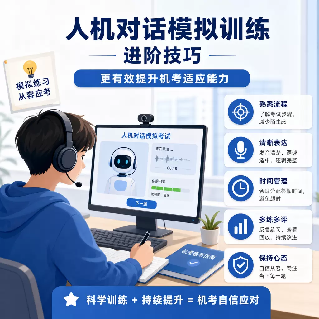 如何在黄陂提前适应机考?人机对话模拟训练指南