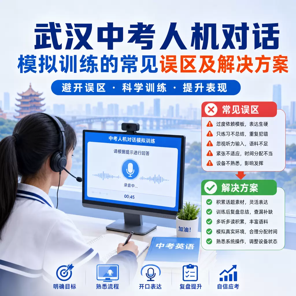 武汉中考人机对话模拟训练的常见误区及解决方案