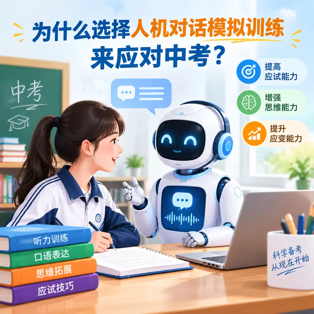 为什么选择人机对话模拟训练来应对中考?