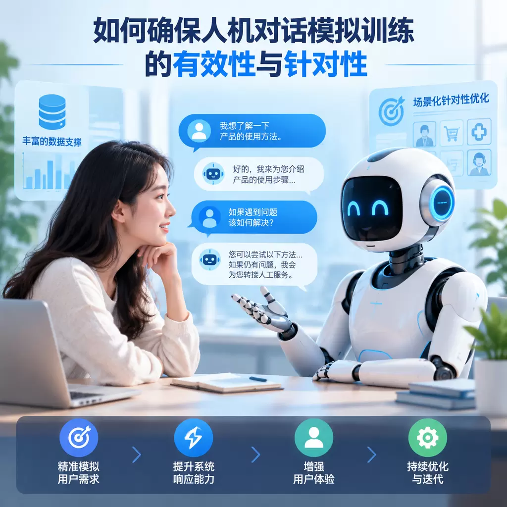 如何确保人机对话模拟训练的有效性与针对性