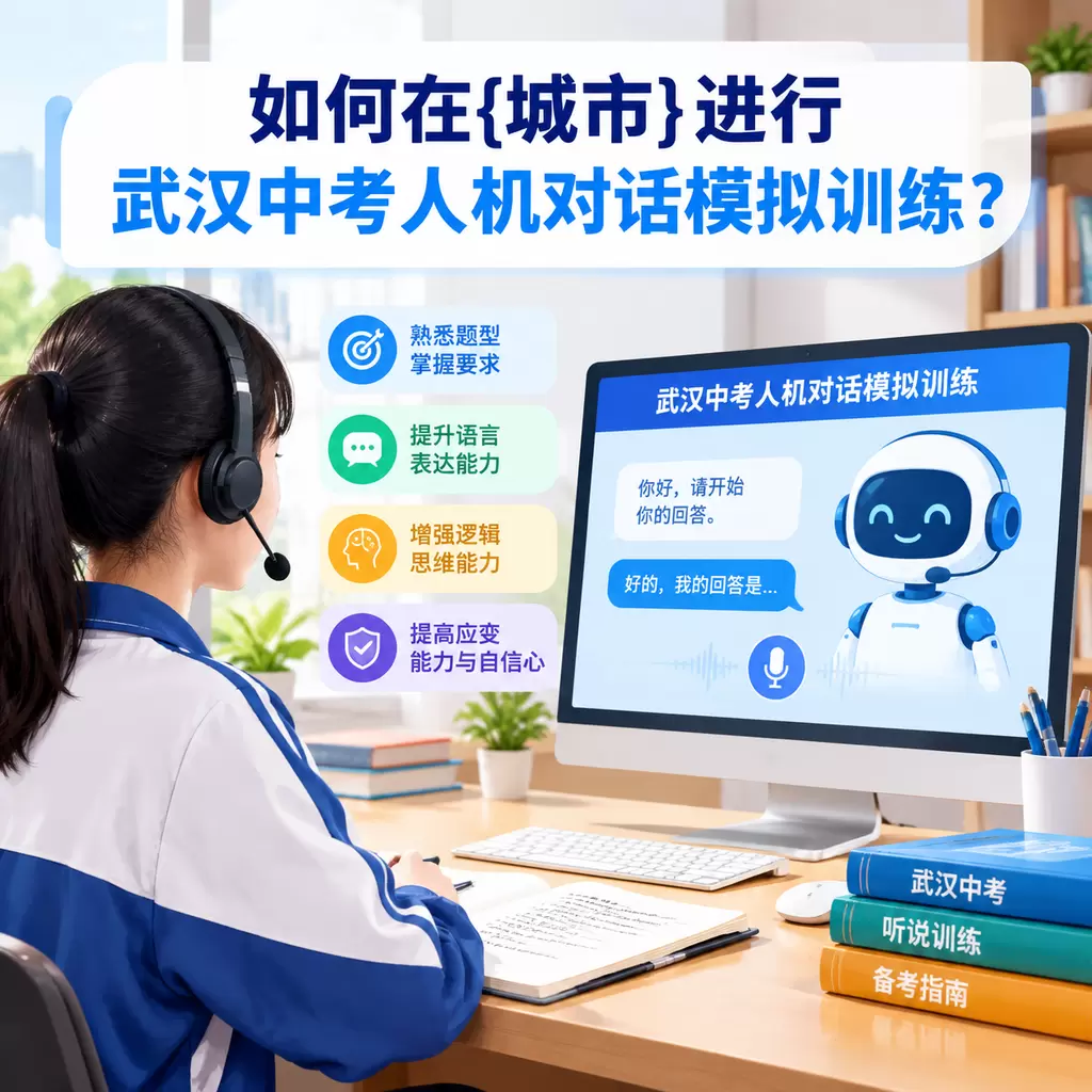 如何在黄陂进行武汉中考人机对话模拟训练?