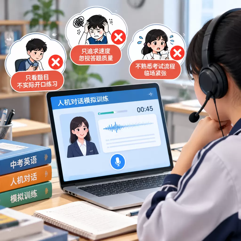考生必读:武汉中考人机对话模拟训练的误区