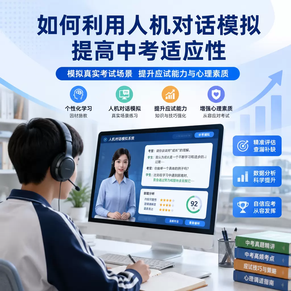 如何在黄陂利用人机对话模拟提高中考适应性