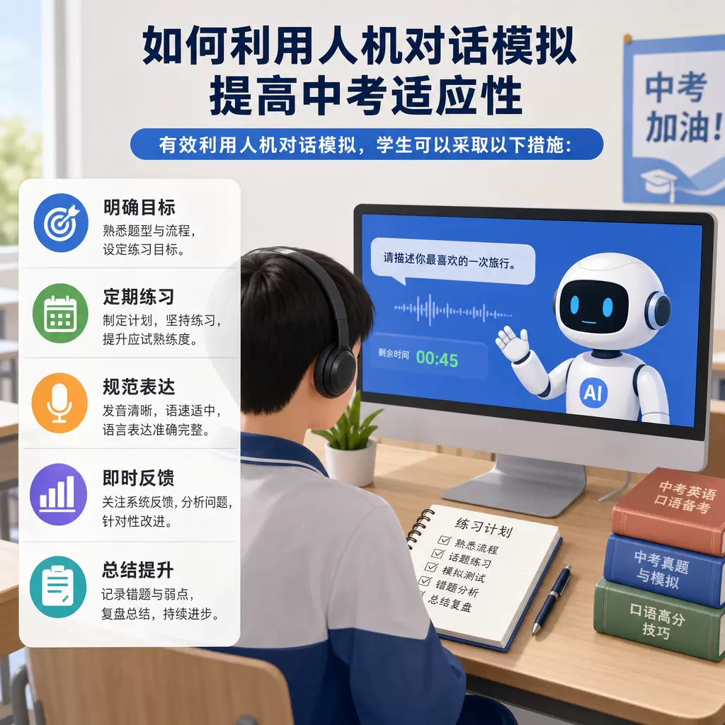如何在黄陂利用人机对话模拟提高中考适应性