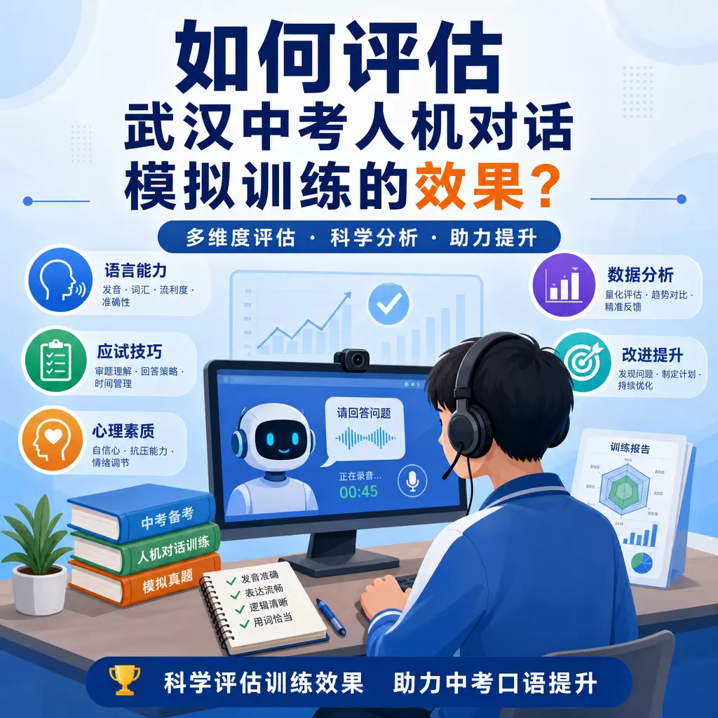 如何评估武汉中考人机对话模拟训练的效果?