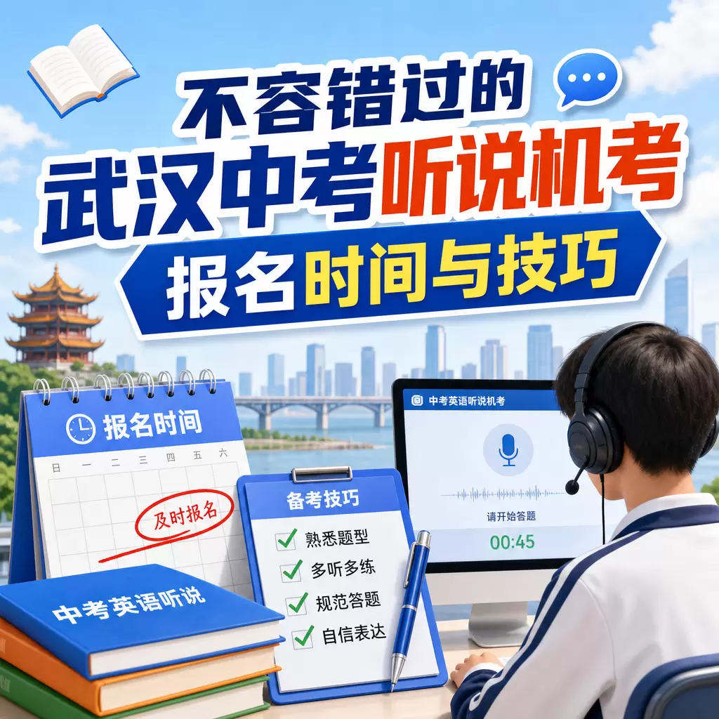 不容错过的武汉中考听说机考报名时间与技巧