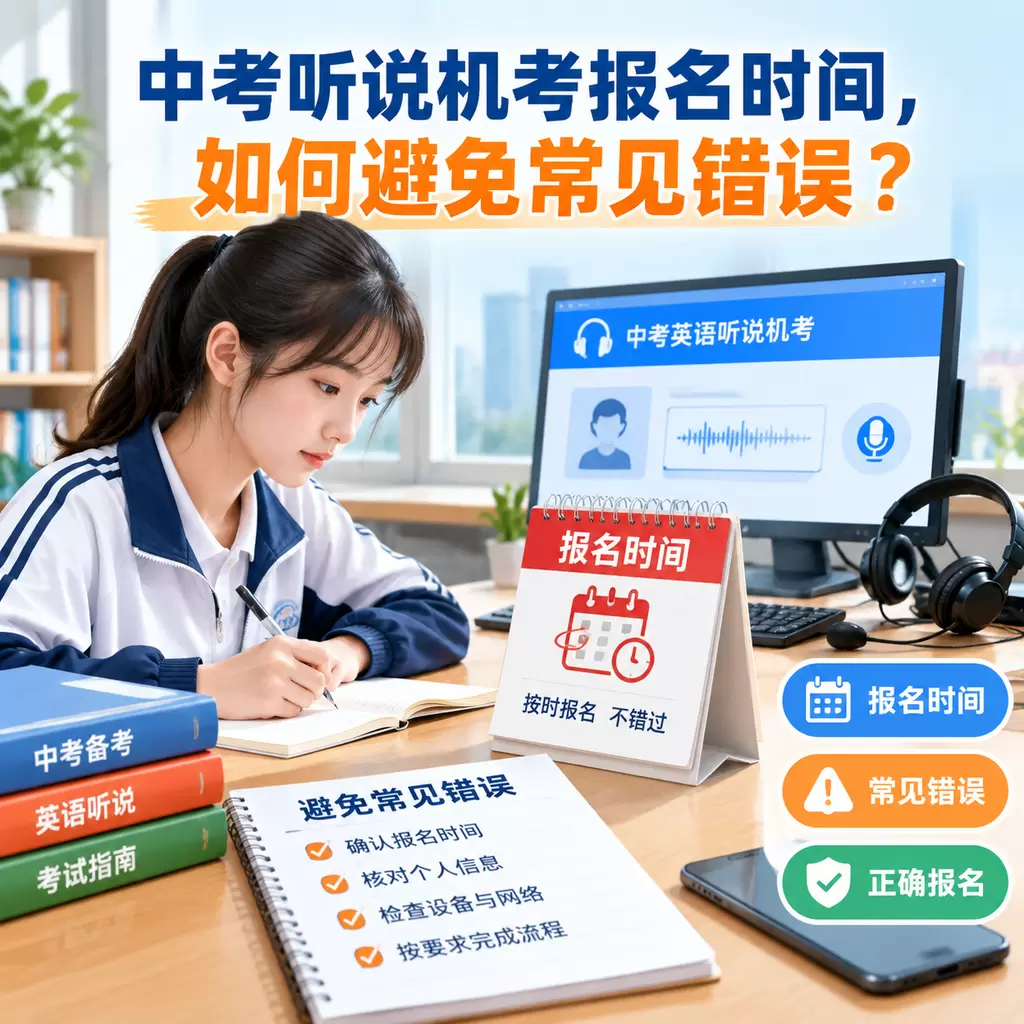 黄陂中考听说机考报名时间,如何避免常见错误?