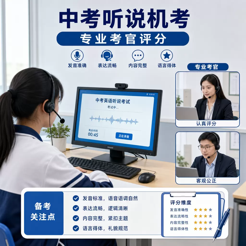 黄陂考生必看:武汉中考听说机考报名流程详解