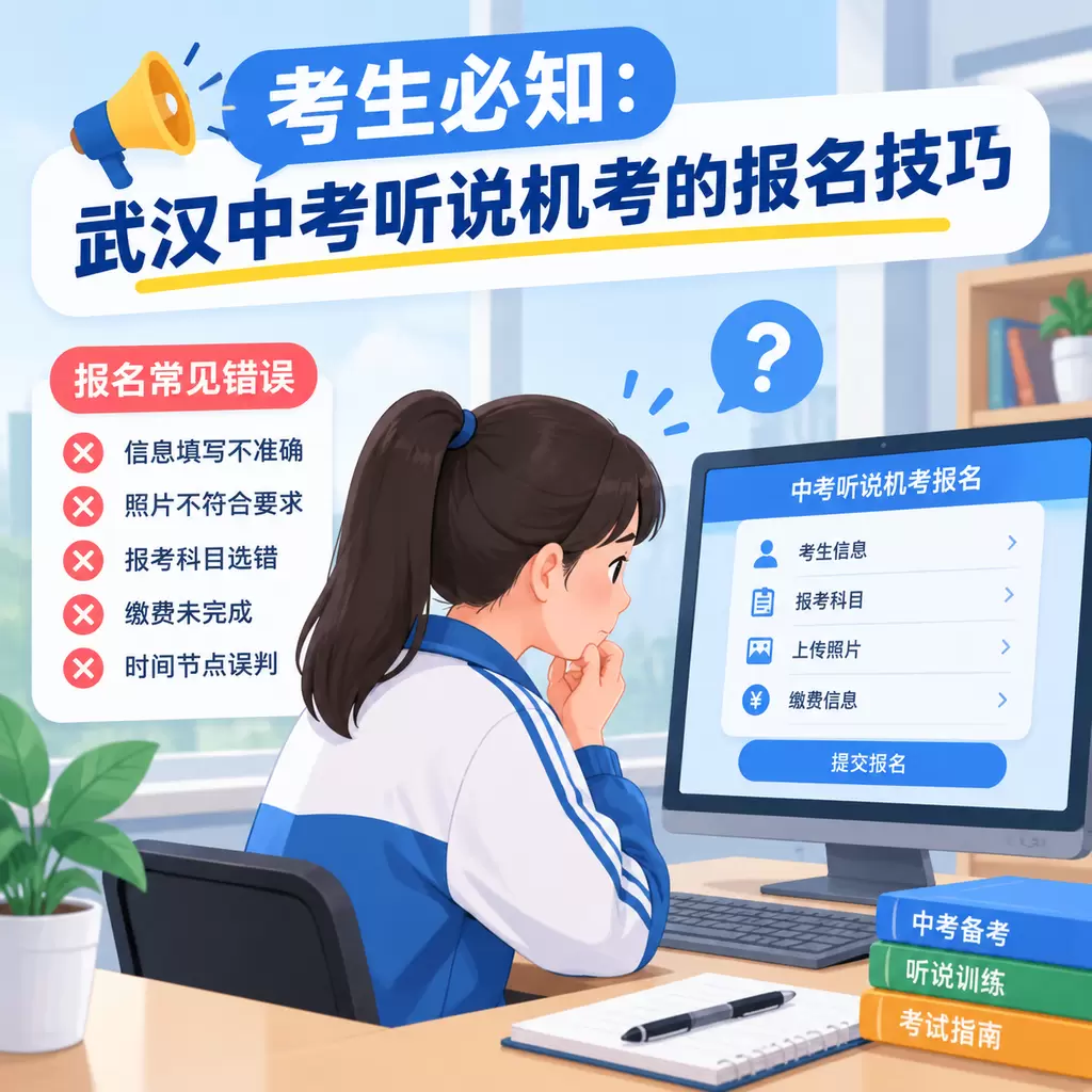 黄陂考生必知:武汉中考听说机考的报名技巧