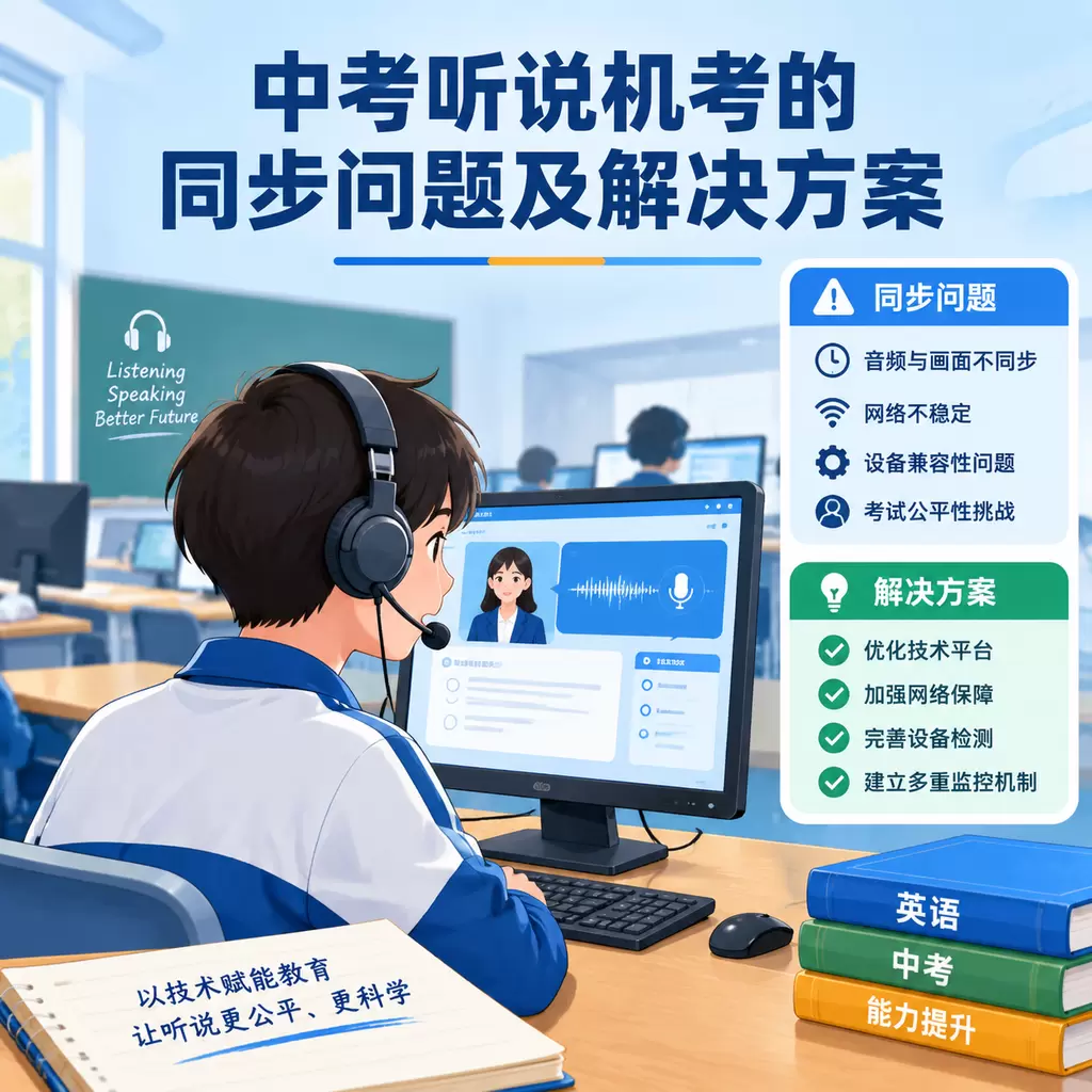 武汉中考听说机考的同步问题及解决方案