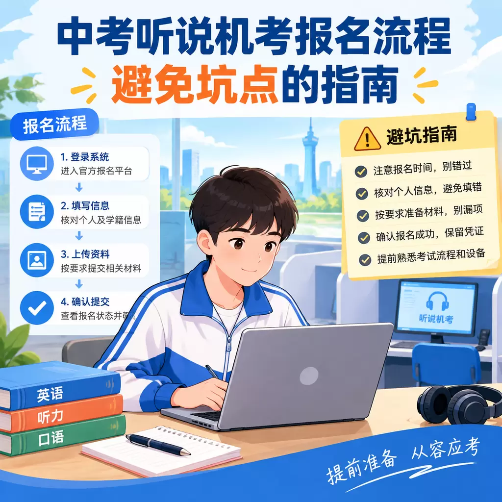 武汉中考听说机考报名流程,避免坑点的指南