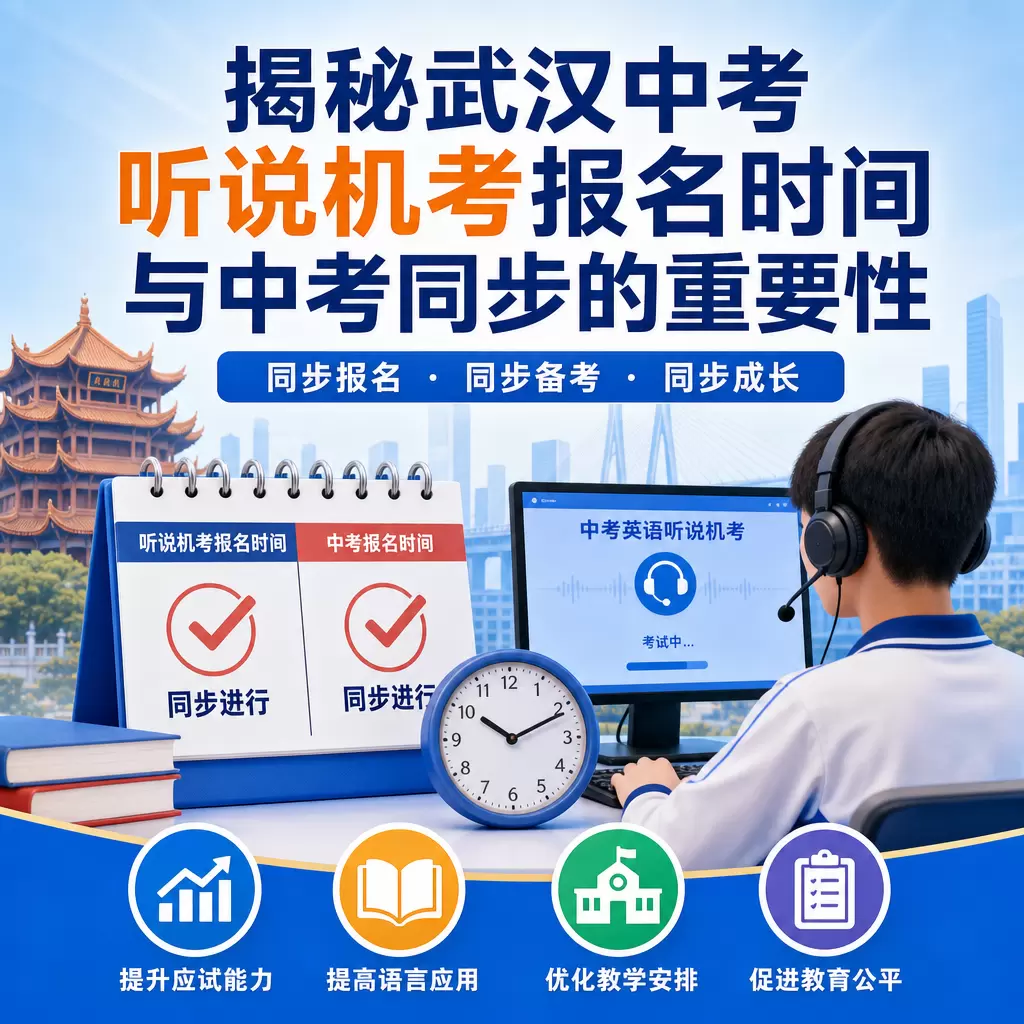 揭秘武汉中考听说机考报名时间与中考同步的重要性