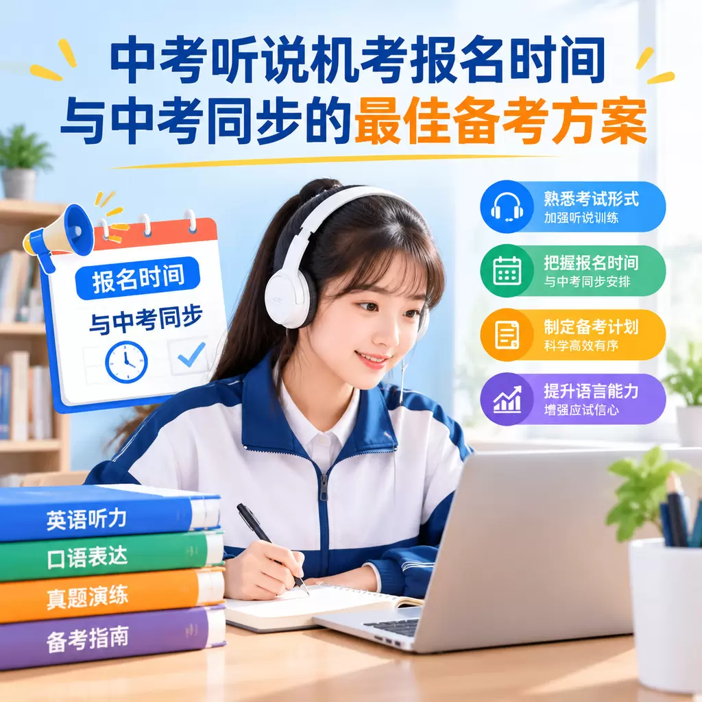 中考听说机考报名时间与中考同步的最佳备考方案