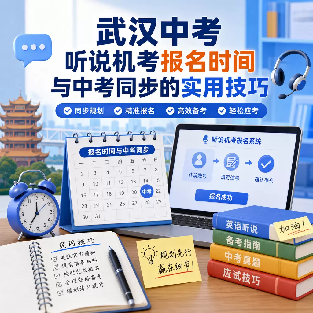 武汉中考听说机考报名时间与中考同步的实用技巧