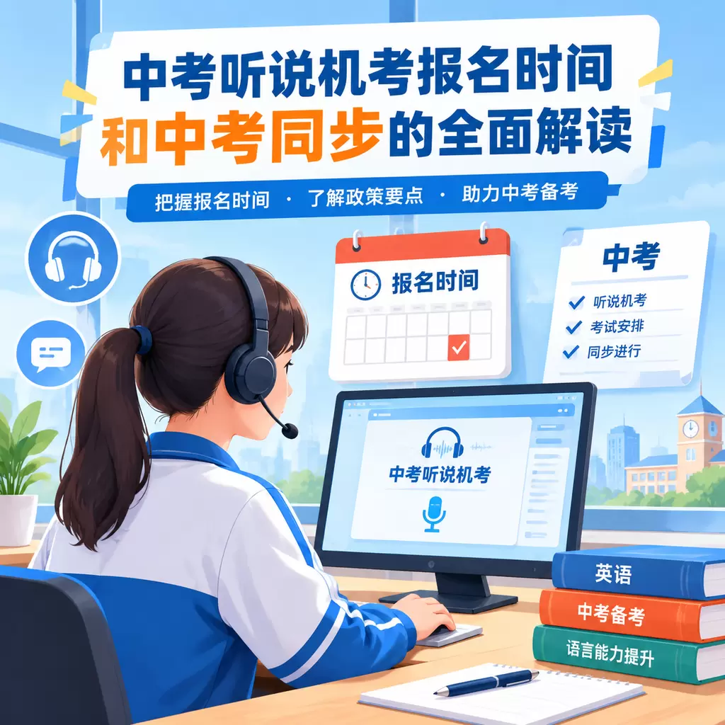 武汉中考听说机考报名时间和中考同步的全面解读