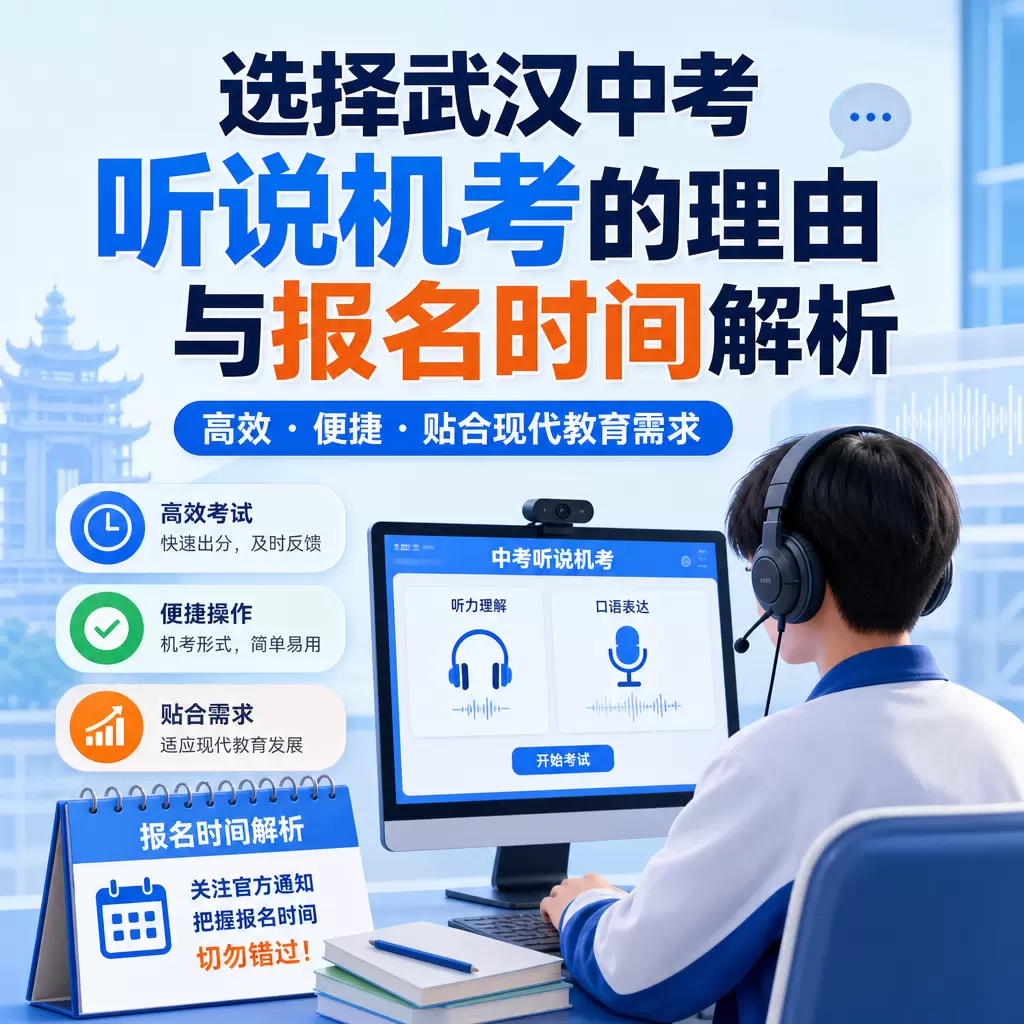 选择武汉中考听说机考的理由与报名时间解析