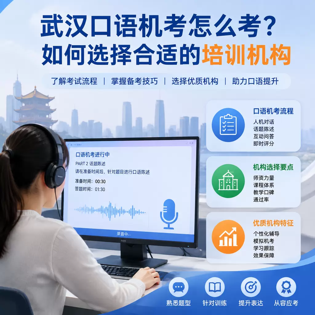 武汉口语机考怎么考？如何选择合适的培训机构