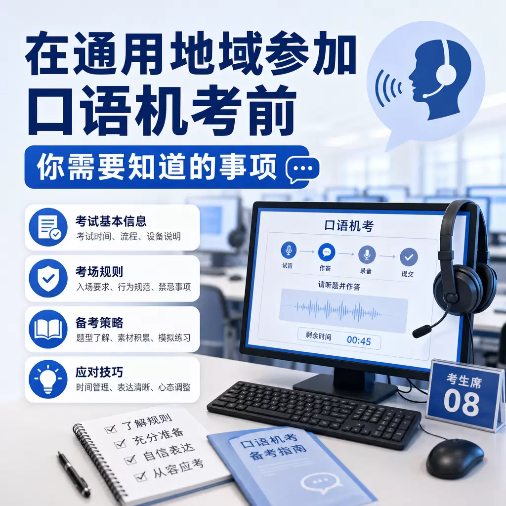 在黄陂参加口语机考前你需要知道的事项