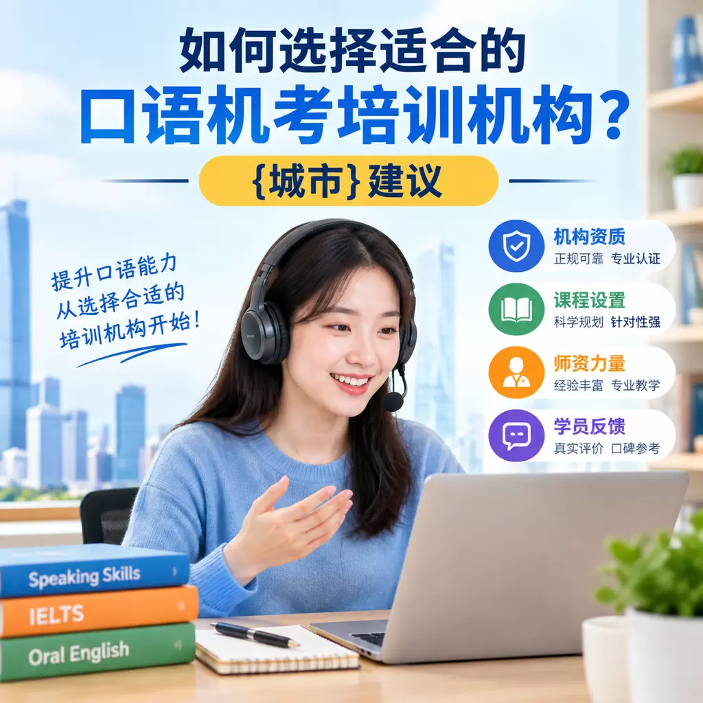 如何选择适合的口语机考培训机构?黄陂建议