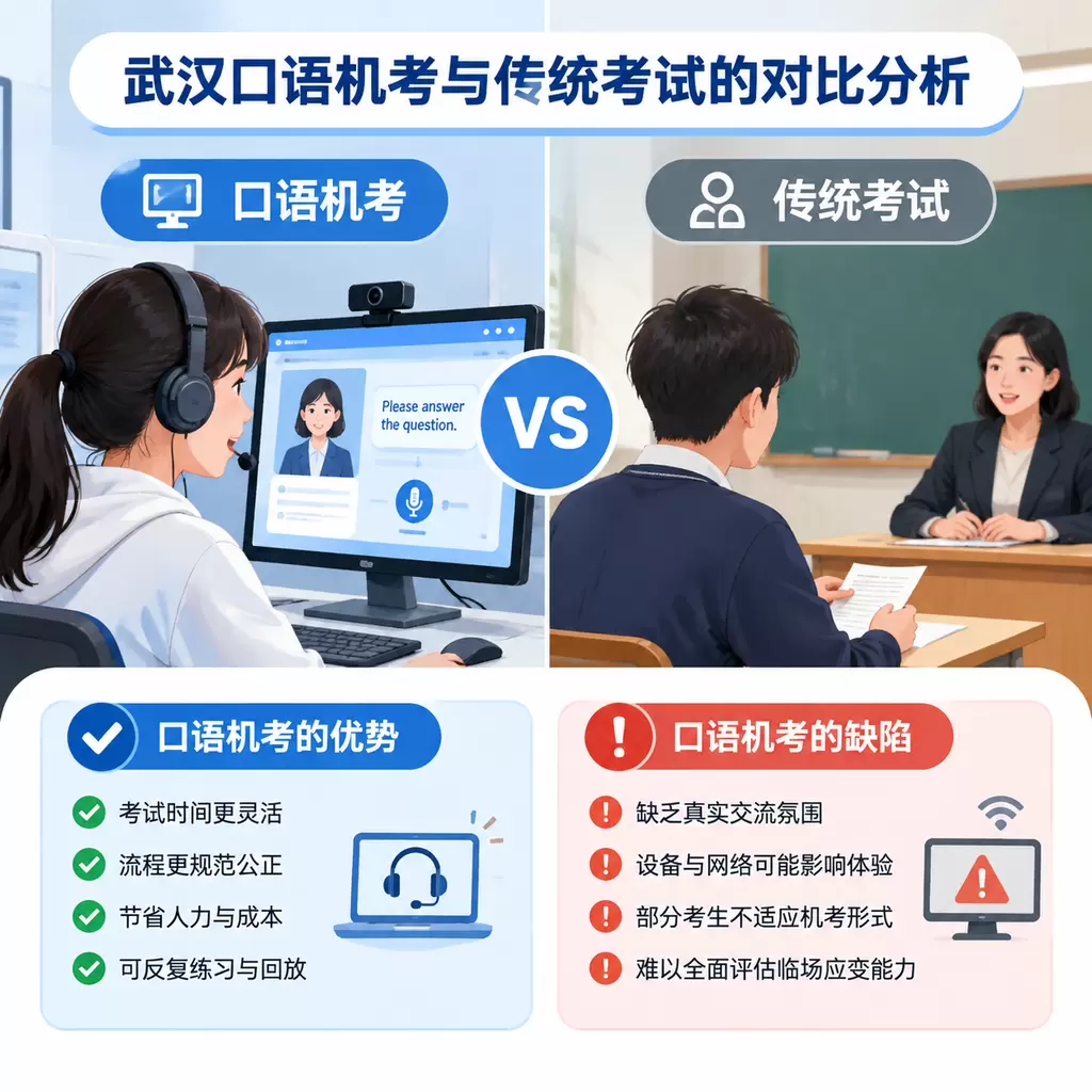 武汉口语机考与传统考试的对比分析