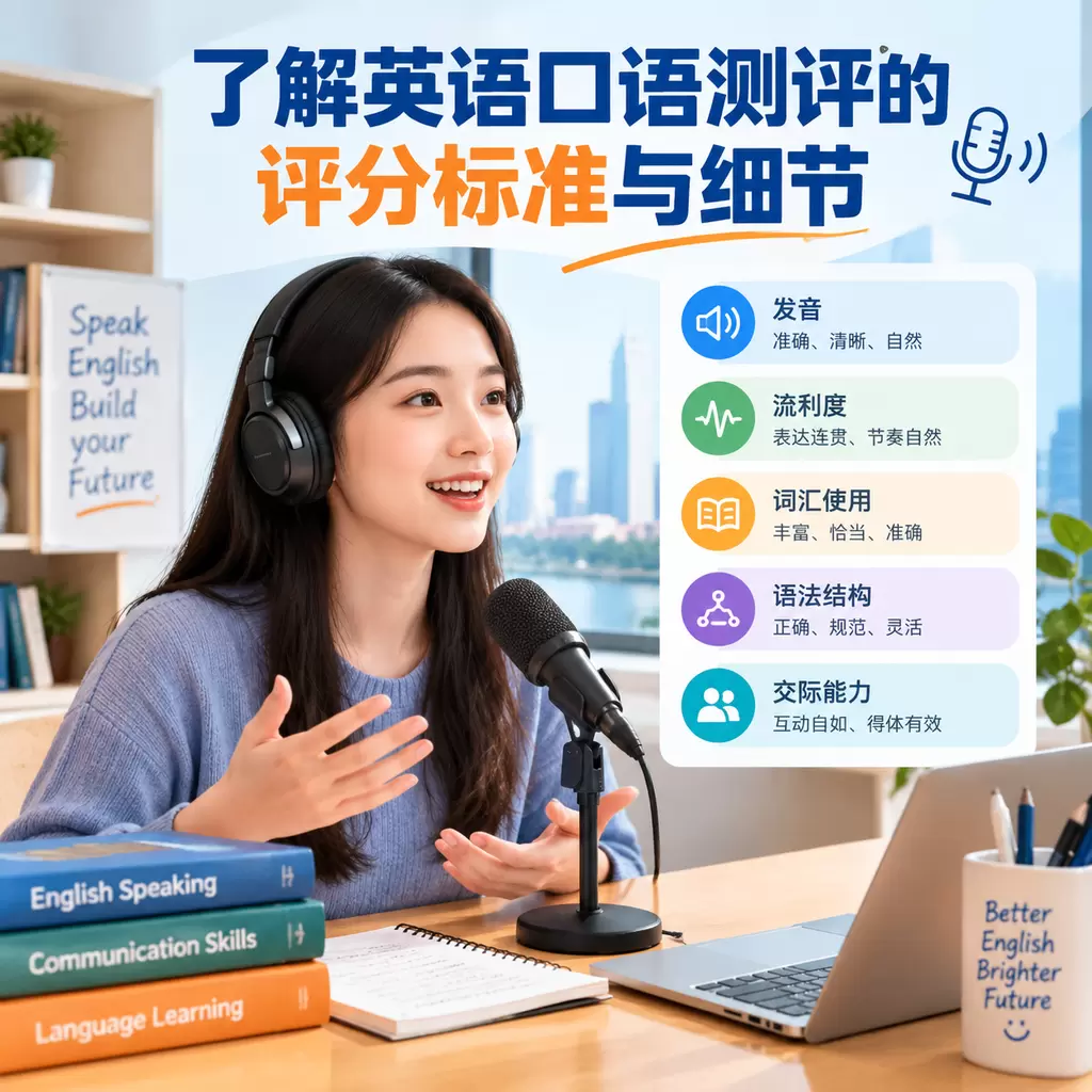 了解武汉英语口语测评的评分标准与细节