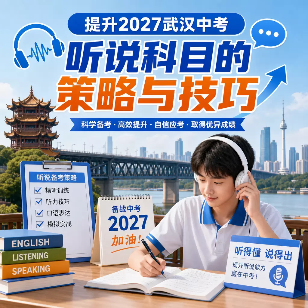 提升2027武汉中考听说科目的策略与技巧，适合黄陂考生