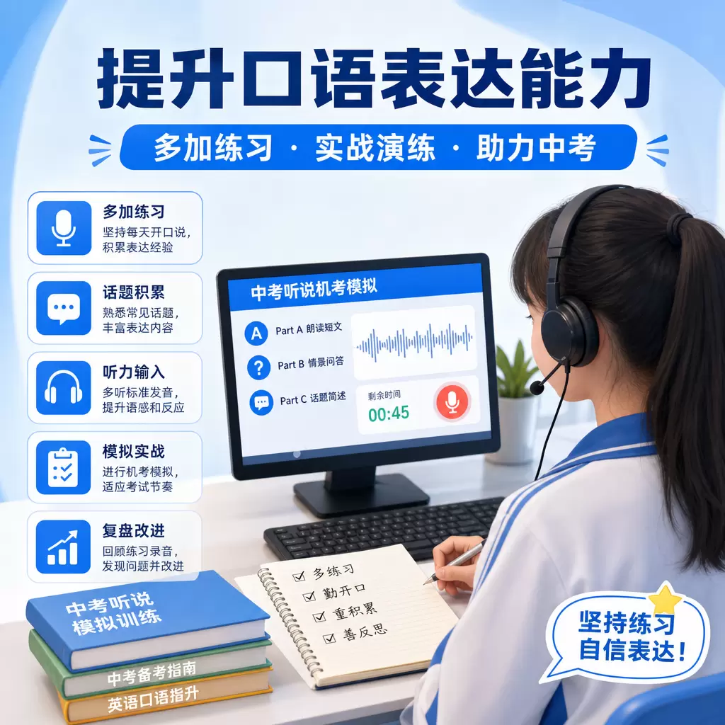 2027武汉中考听说机考模拟训练全攻略，提升备考效率