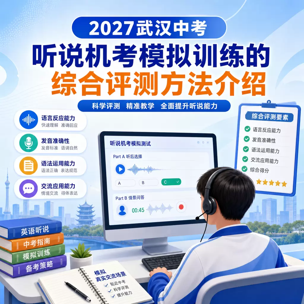 2027武汉中考听说机考模拟训练的综合评测方法介绍